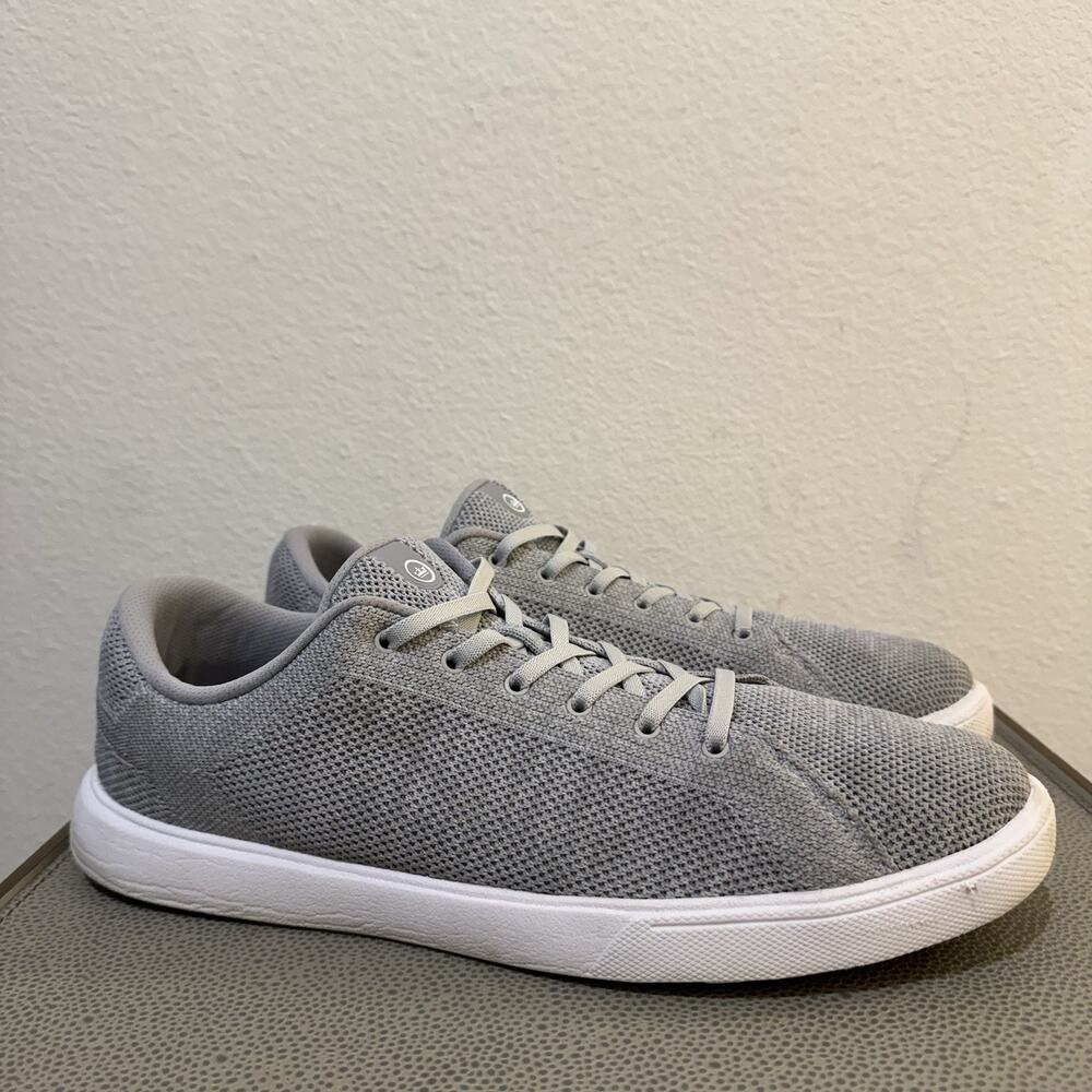 Peter Millar Hyperlight Glide Mens 13 Gale Grey Knit Sneakers ME0EF15